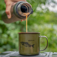 Korum Classic Enamel Barbel Mug
